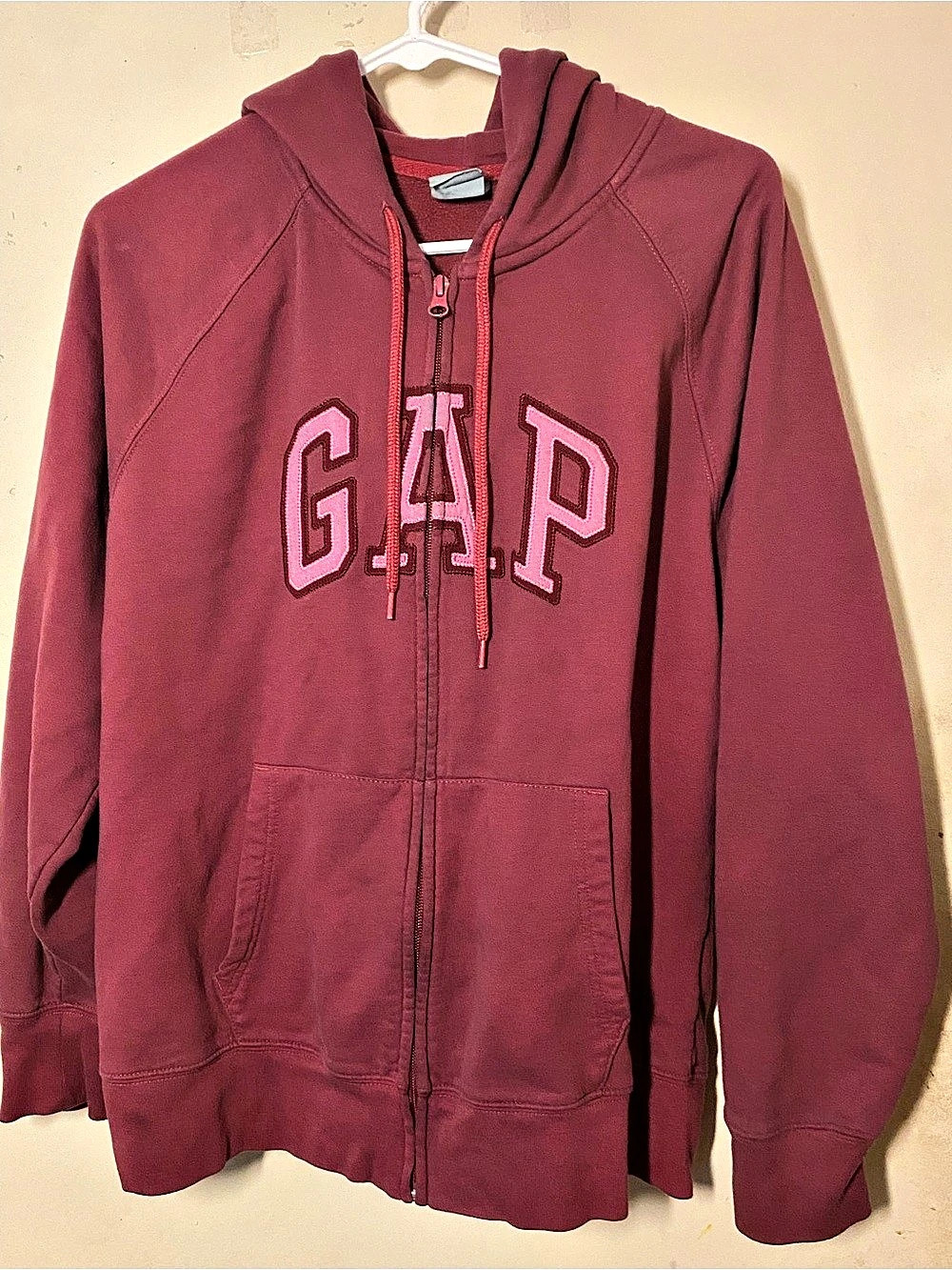 Gap Arch Logo Full-Zip Hoodie pink XL